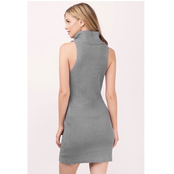 GREY SWEATER DRESS - Picture 3 of 4